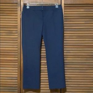 LOFT navy blue modern straight pants 10P petites